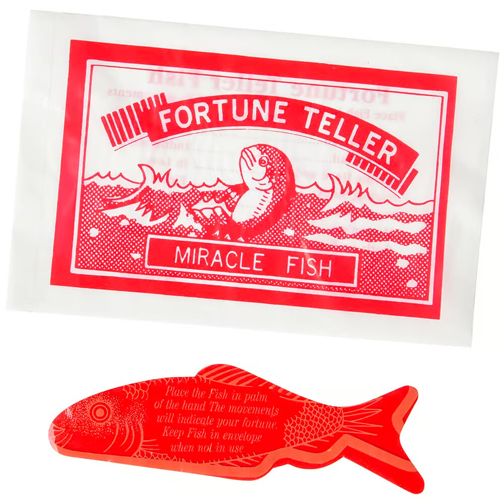 144 Pack - Large Mood Fortune Teller Miracle Fish (3.5")   Classic Old Time Fav