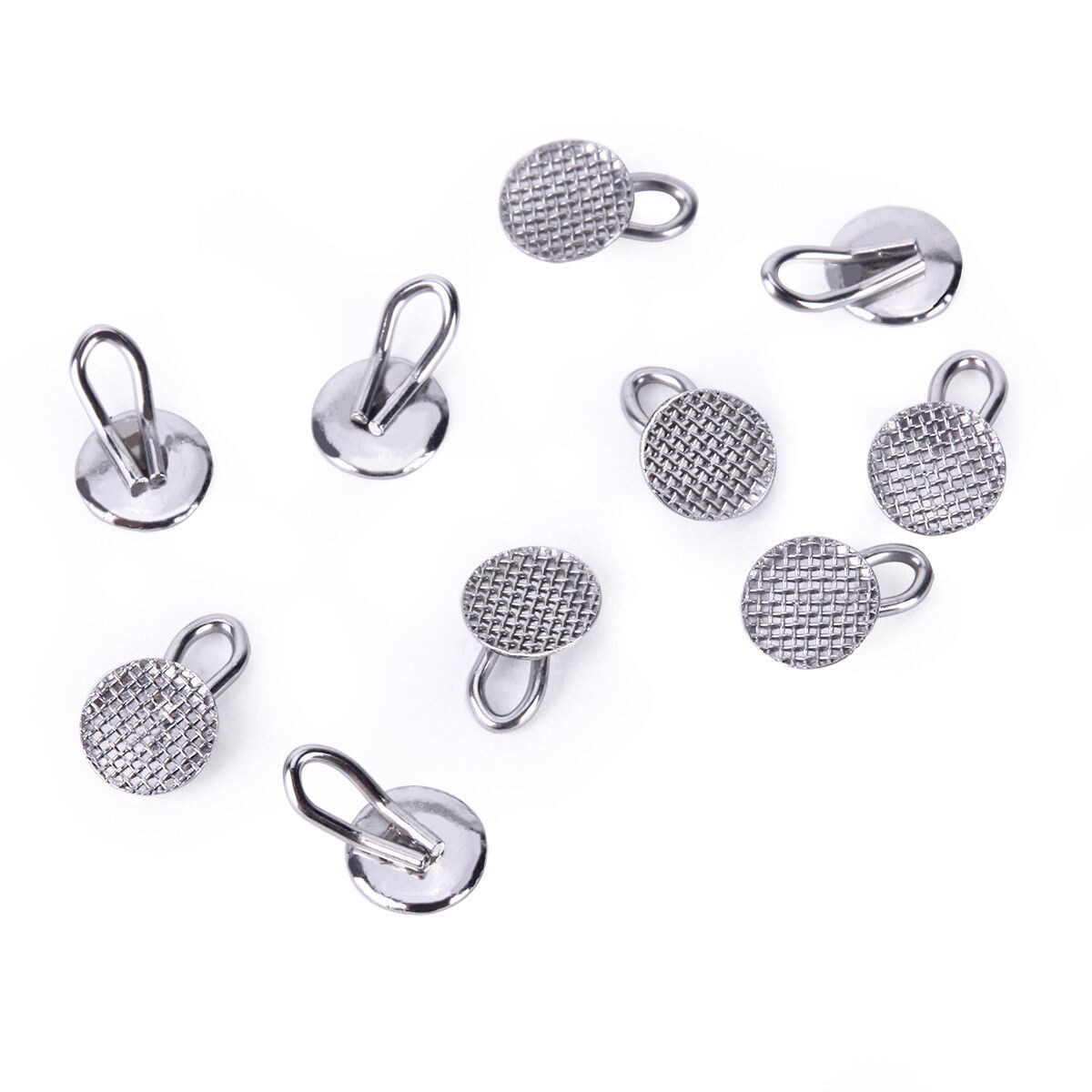 10 Pcs Dental Orthodontic Traction Hook Bondable 3mm Round Type Caplin Hooks
