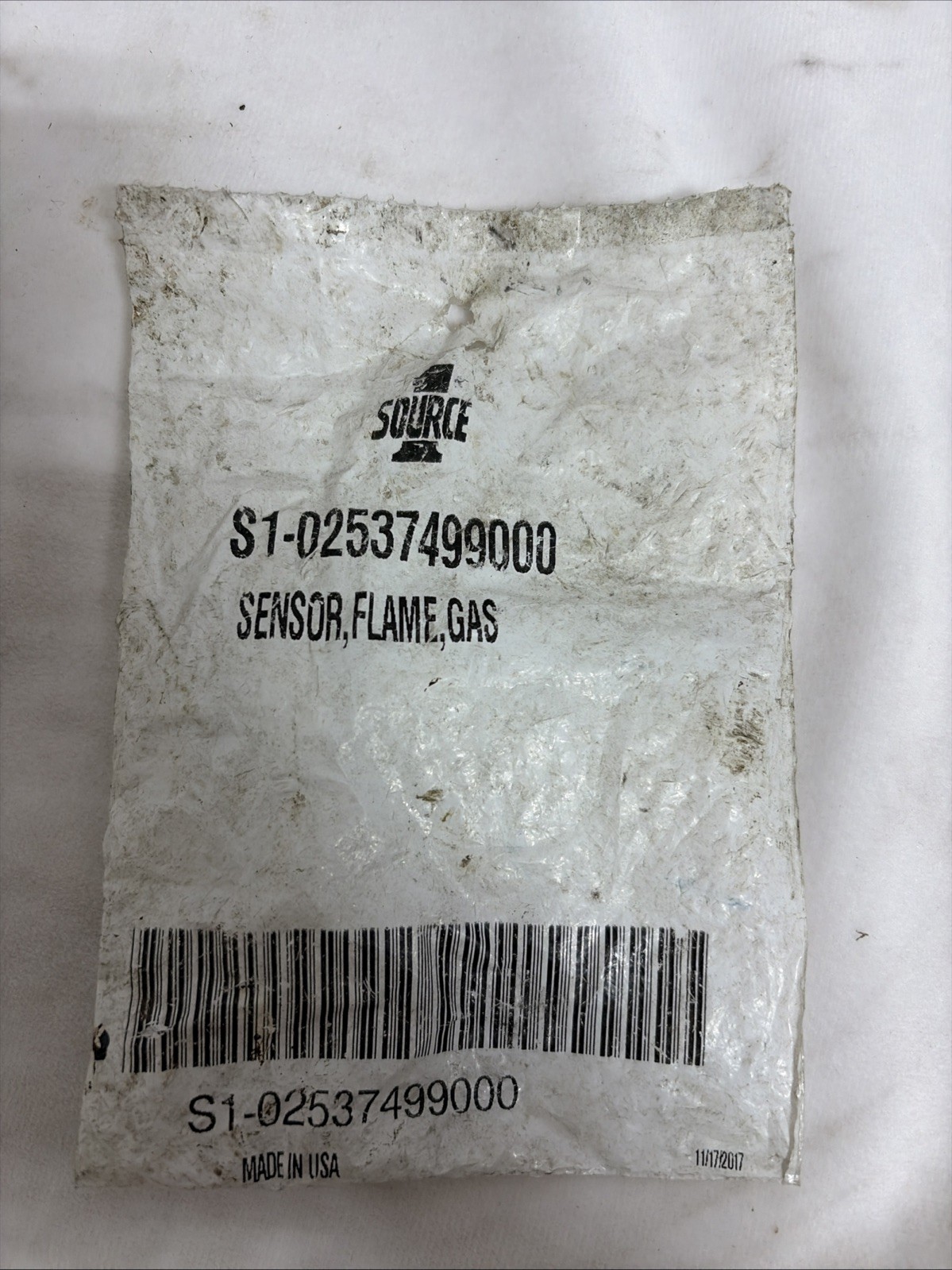 Source 1 S1-02537499000 Flame Gas Sensor