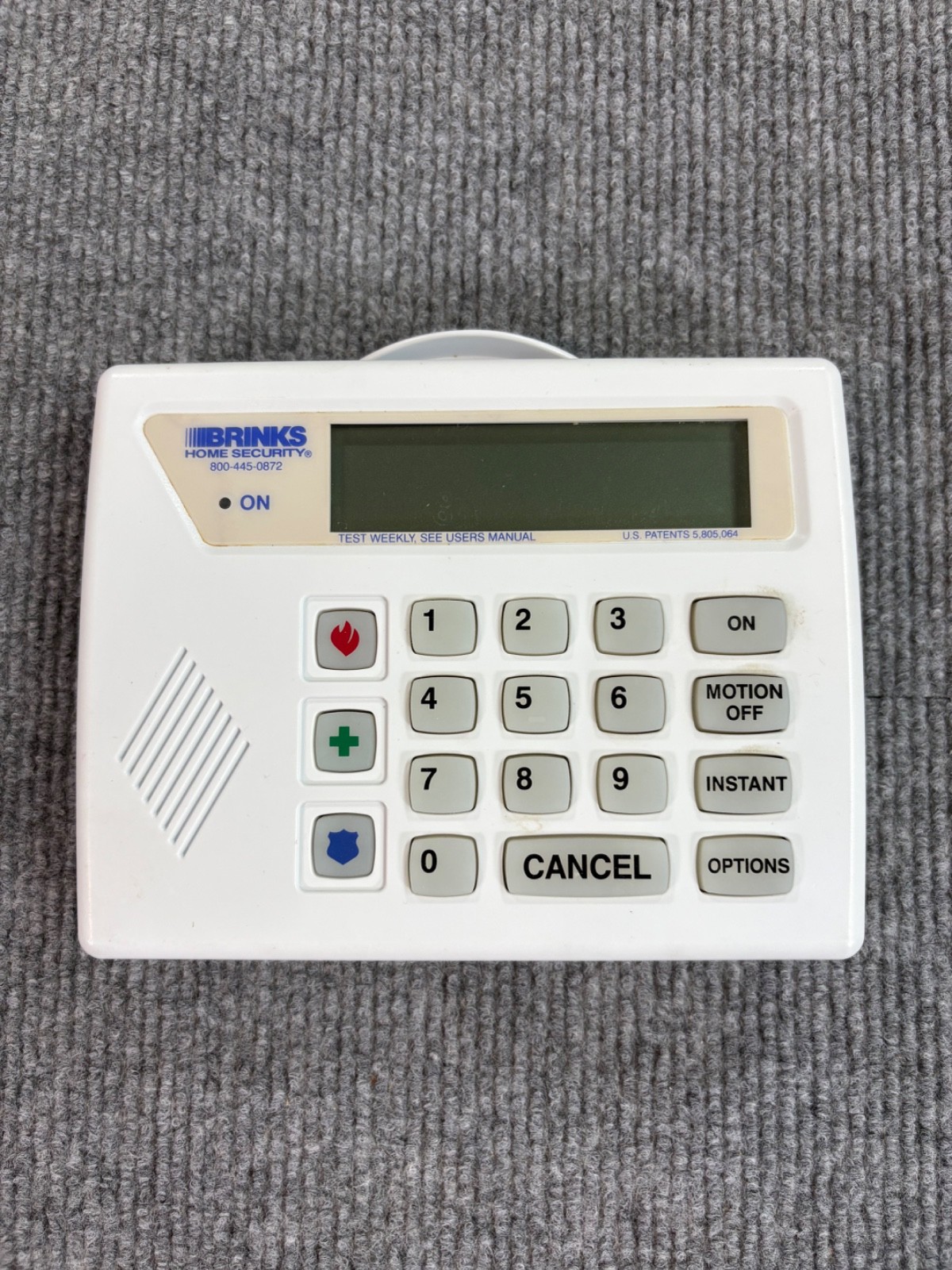 Brinks Home Security Control Panel Untested But Selling As Working Correctly!