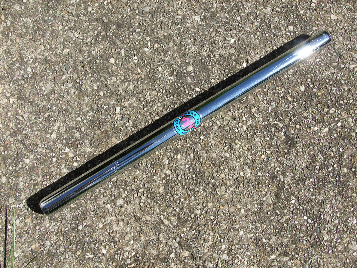 Old School Meng Jing Seat Post 22.2 mm, 4130 Chromoly, 15.5" Long