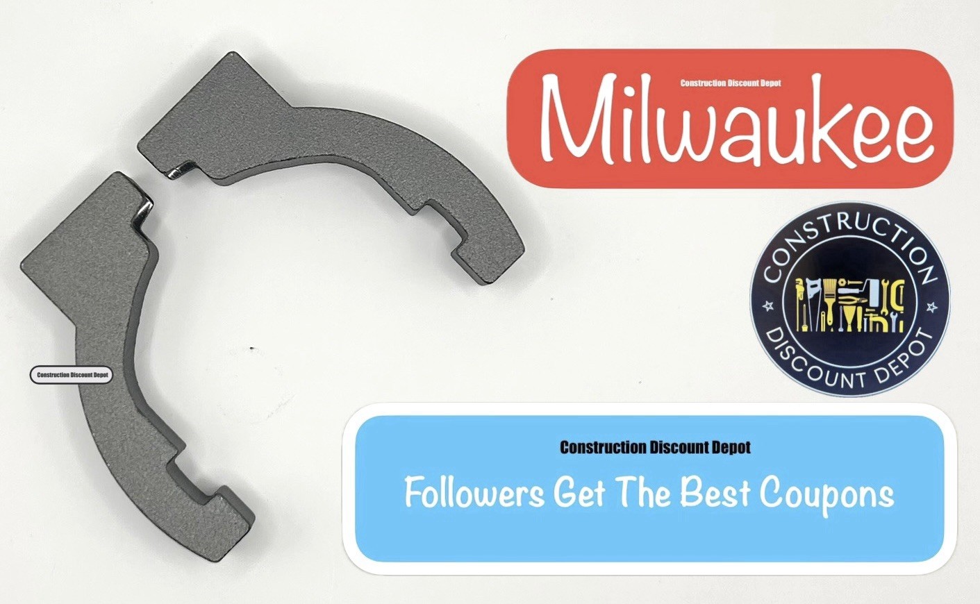 Milwaukee Replacement Primary and Secondary CLAMPS for Drill Handle
