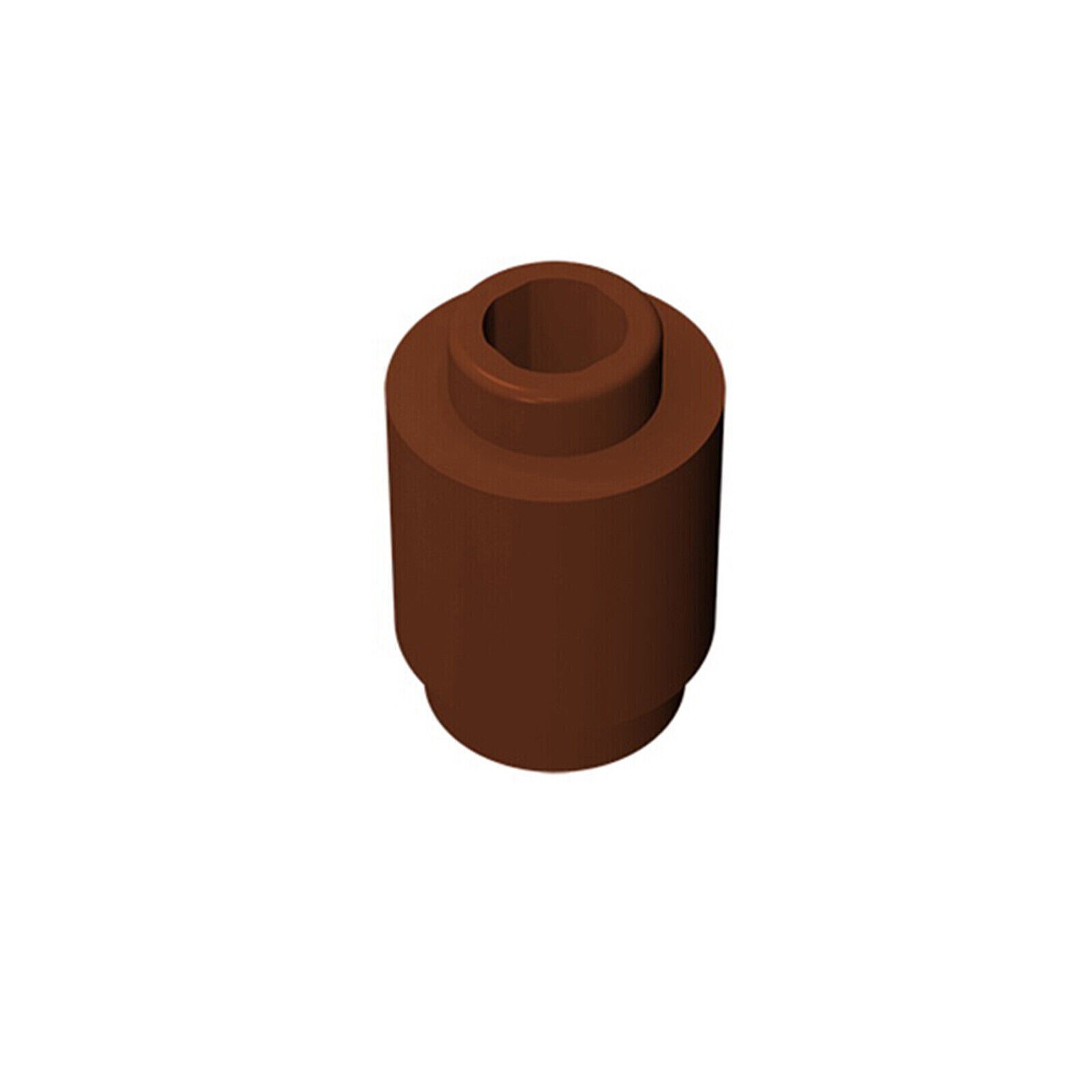 Part # 3062 Round Brick 1X1 Reddish Brown Building Pieces BULK LOT Bricks  NEW