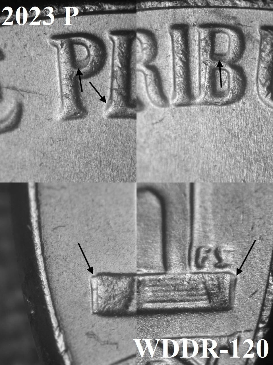 2023 P WDDR-120 New Listing BU Doubled Die Jefferson Nickel DDR Variety