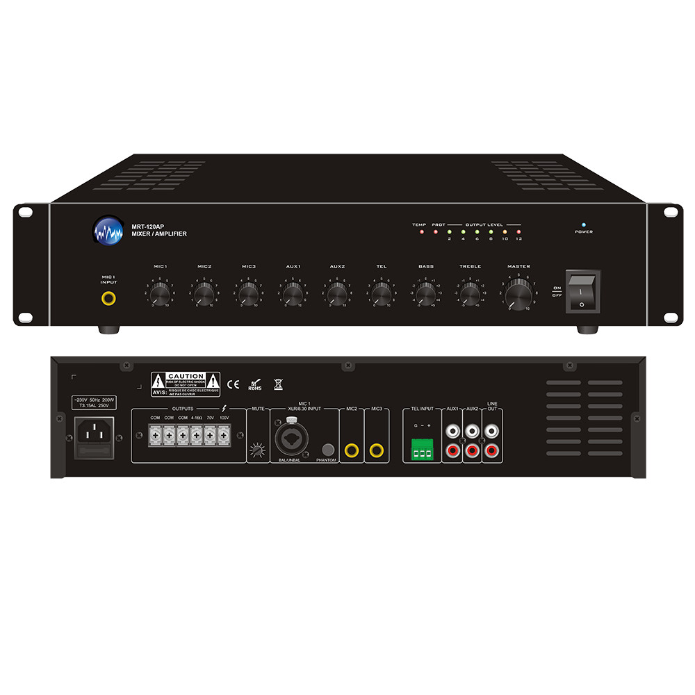 Mixhits Audio MRT-120AP Mixer / Amplifier