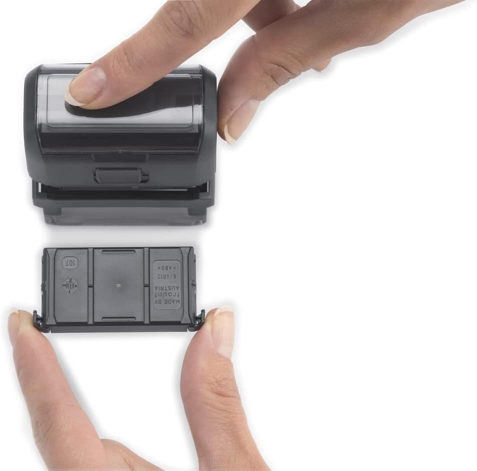 Replacement Ink Pad 2-Pack Black for Trodat Printy 4913 Self-Inking Stamp