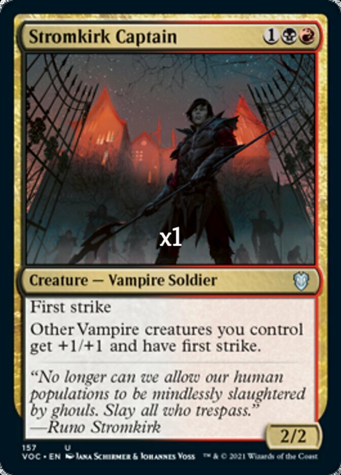 MTG Commander: Innistrad: Crimson Vow VOC Stromkirk Captain MINT