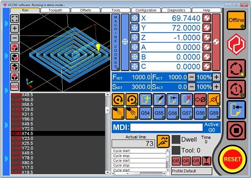 UC100-6 Axis USB MOTION CONTROLLER with UCCNC Software License
