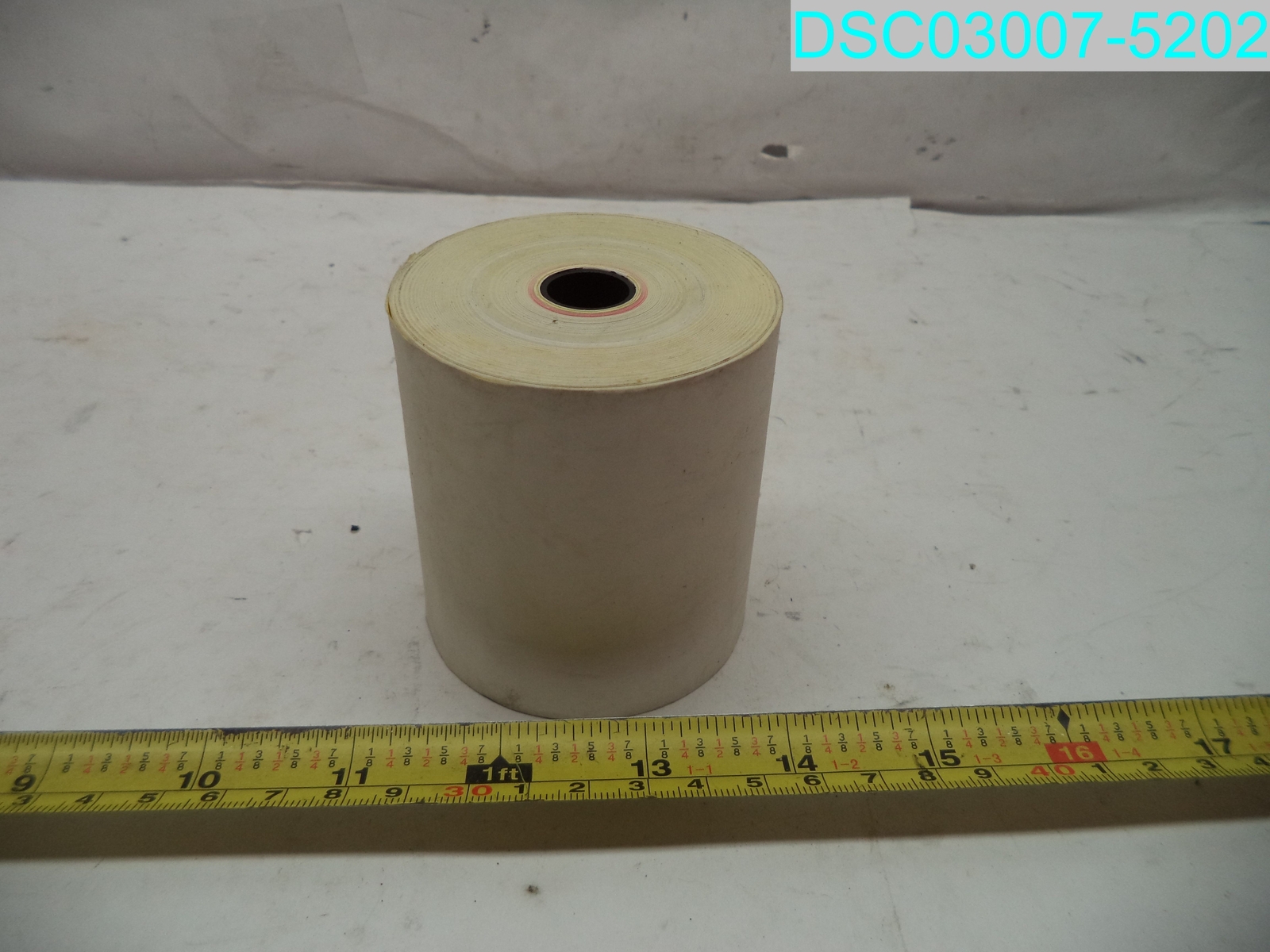 QTY=20: Two Ply Carbonless Rolls 3" X 2-5/8" White/Yellow Receipt Paper