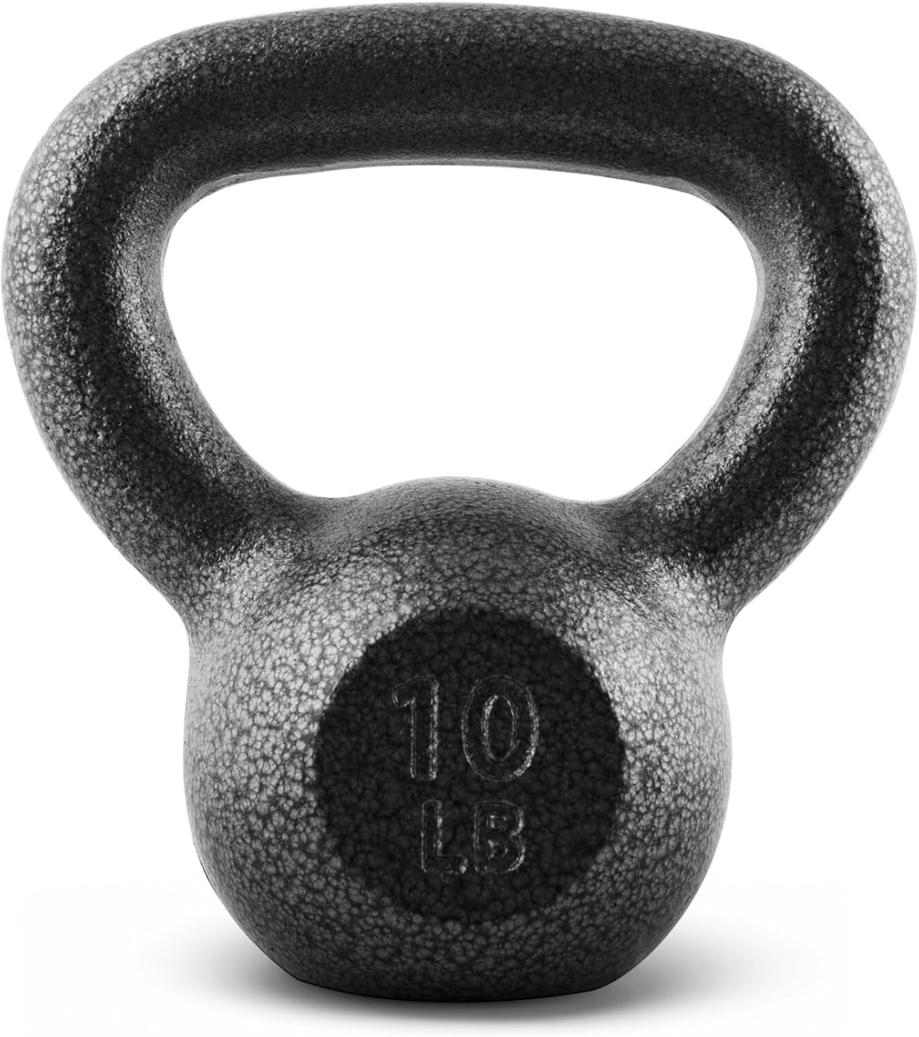 CAP Barbell Black Cast Iron Kettlebell Single Kettlebell, 10 LBS - Single , NEW
