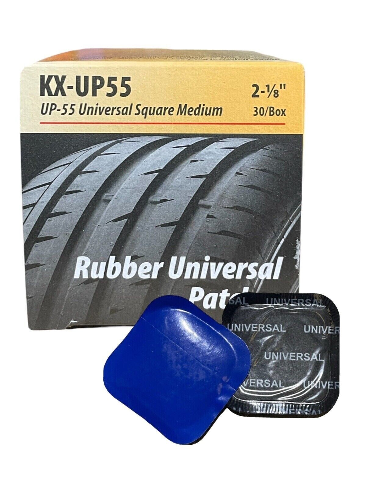 KEX KX-UP55 Universal Tire Patch 2-1/4” Square Rema Tip Top Tube Patch Repair