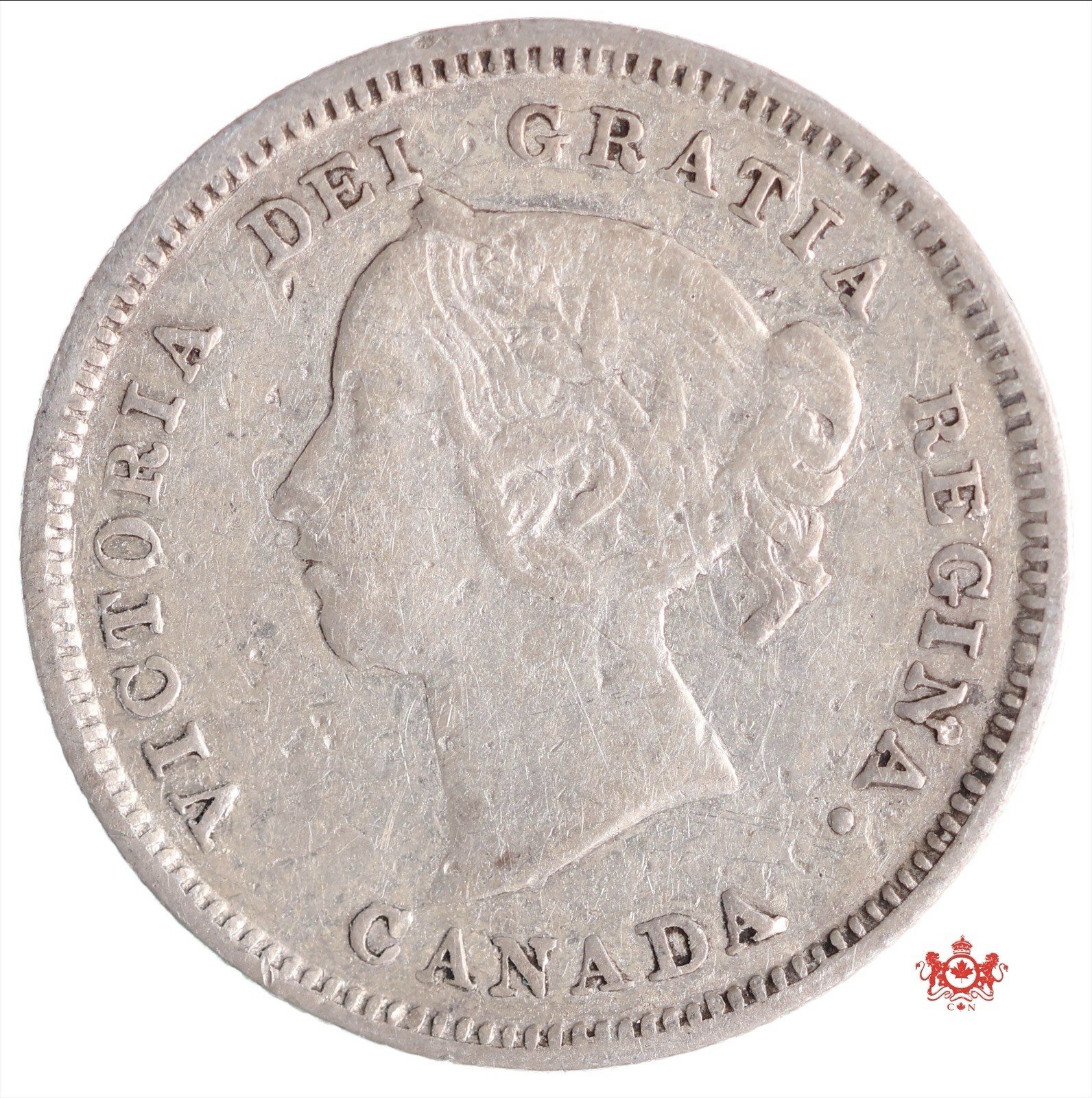 1887 Canada 5 Cents - F/VF - Lot#13004