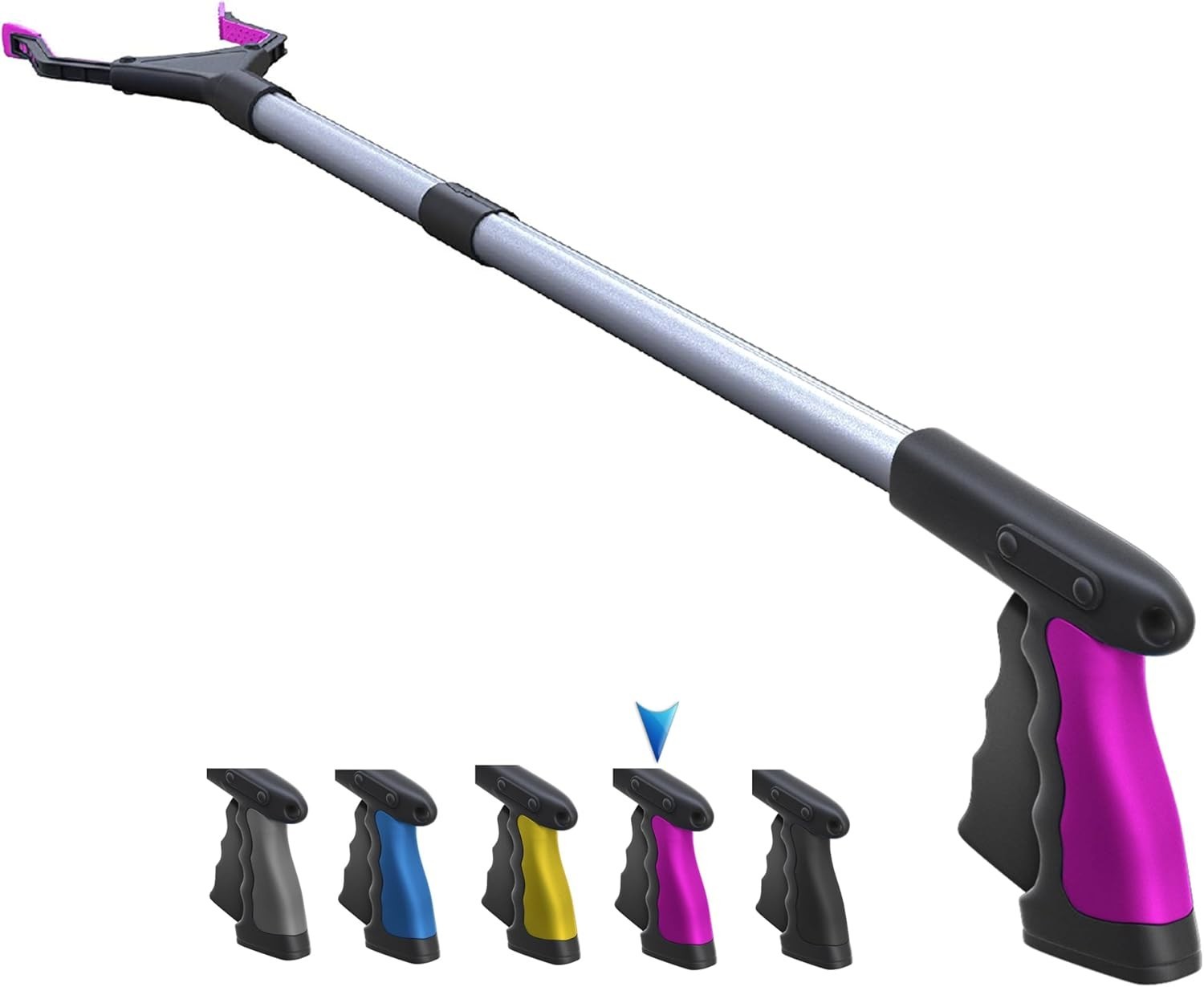 Foldable Grabber Reacher Tool 32” - Lightweight & Ergonomic Design for Elderly