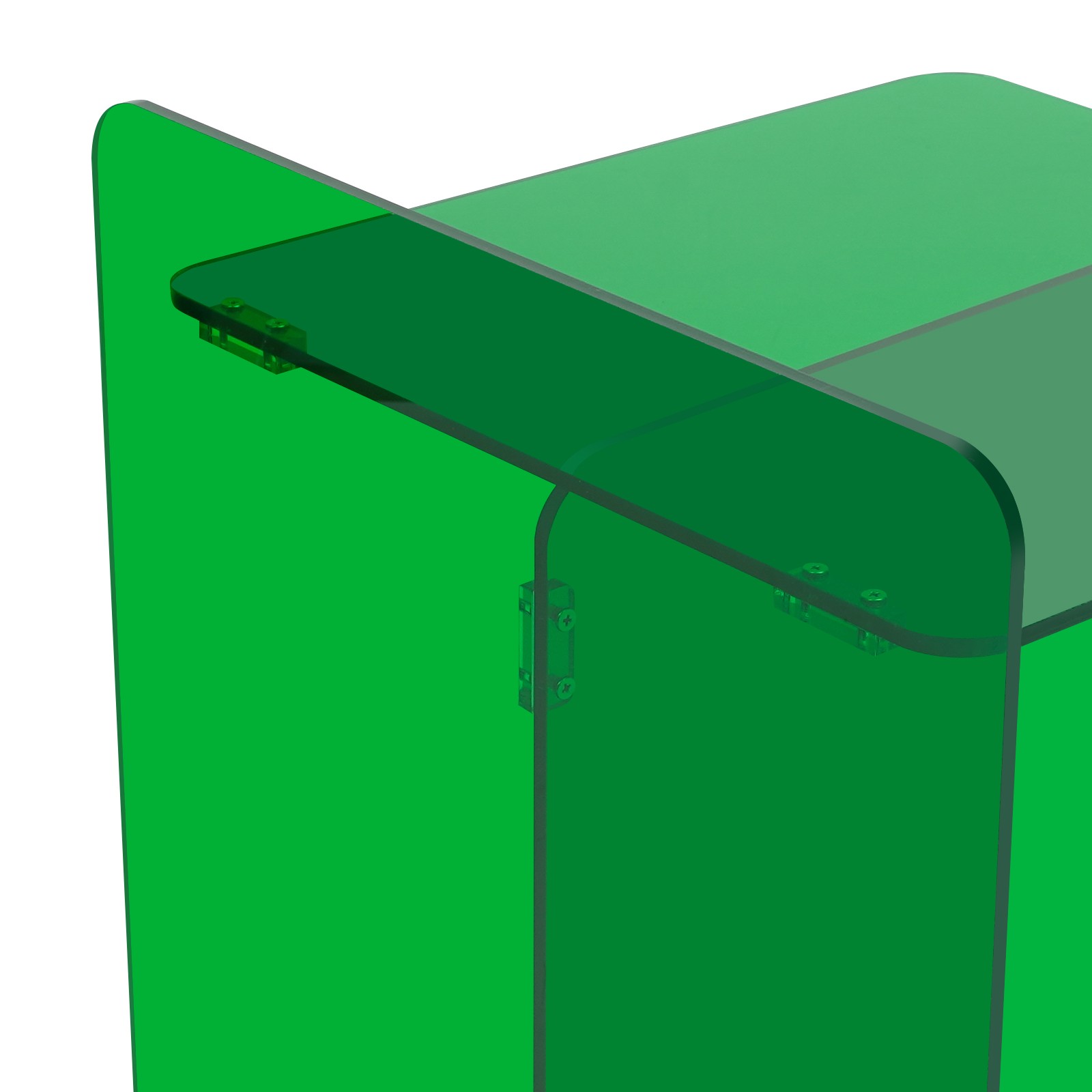 Free Standing End Table, Acrylic Side Table, Bedside Table Max Load 44.09lbs USA