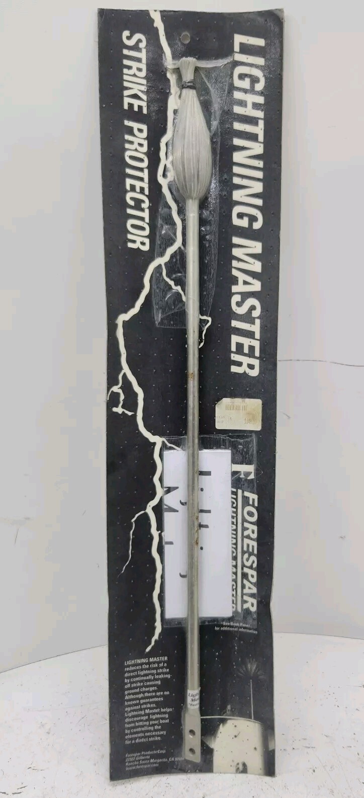 # 151100 NEW Forespar Marine Lightning Master Static Dissipater