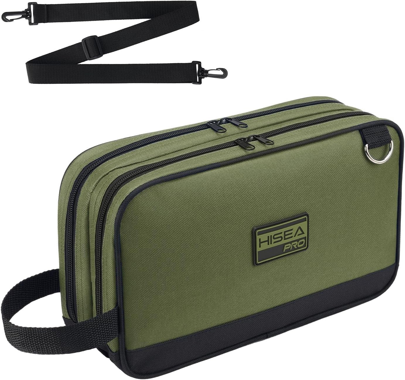 HISEA Small Tool Bag, 12 Inch Tool Pouch with 2 Compartments | with Adjustabl...