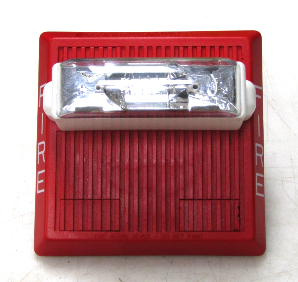 🙌 WHEELOCK 24 VDC RED WALL-MOUNT MULTITONE ELECTRONIC HORN STROBE MT-241575W