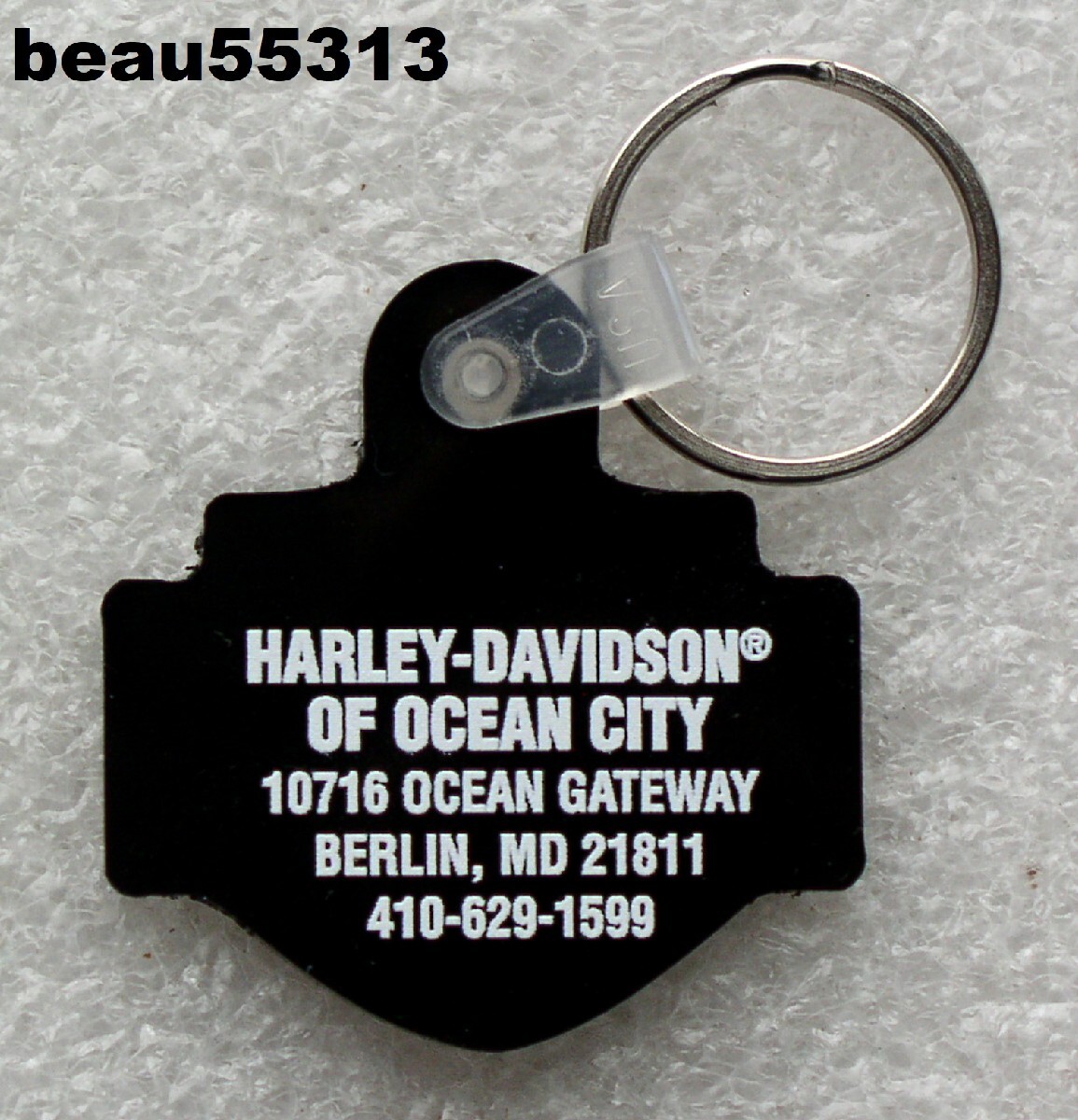 ⭐H-D of OCEAN CITY BERLIN MARYLAND HARLEY DAVIDSON DEALER KEY CHAIN FOB