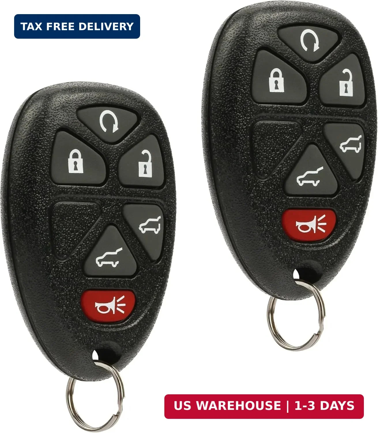 Car Key Fob Keyless Entry Remote fits 2007-2014 Chevy Tahoe Suburban / 2007-2014