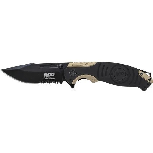 Smith & Wesson SWMP13BS M&P® Liner Lock Folding Knife 3.48" 8Cr13MoV High