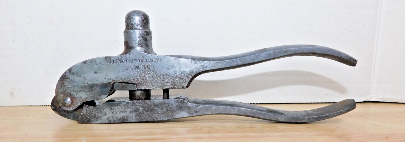 Antique Winchester WCF 32 Reloading Tool Pat 1874 1882 Hand Press, 4/52
