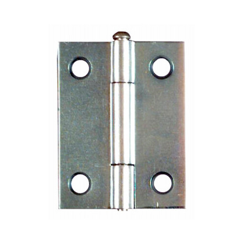 National Hardware N141-838 Zinc Hinges, Narrow, Light-Duty, 2-Pk., 2 x 1-9/16