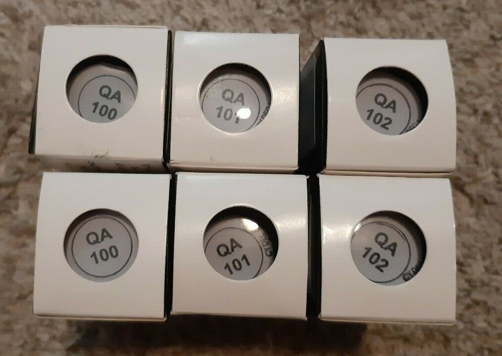 6 ExcelMark A-17 Self-Inking Stamp QA 100 101 102 FREE SHIPPING ! Double sided