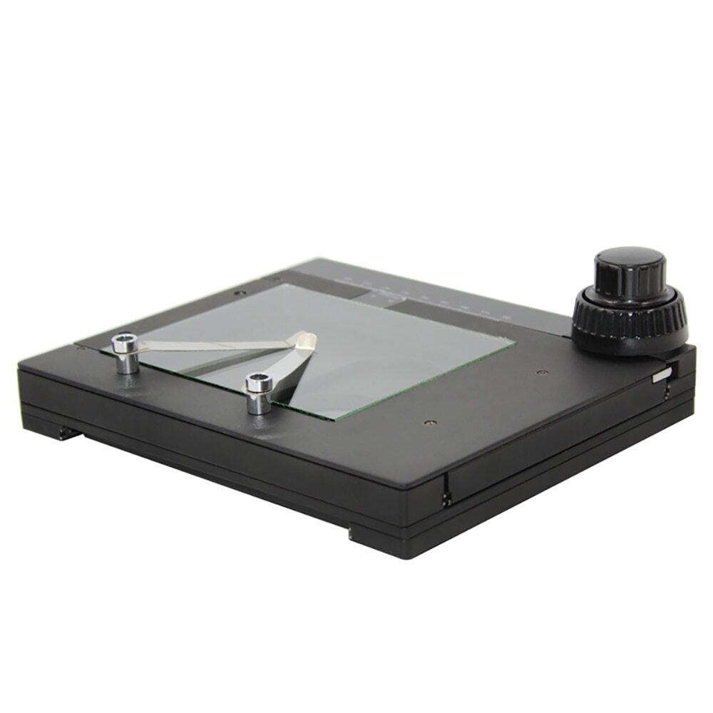 Microscope Mobile Platform X Y Axis Rotating Bracket Micrometer Sliding Stage