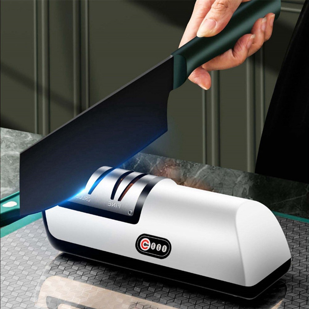 Electric Sharpener Automatic Adjustable Kitchen Tool for Fast Sharpening 3631