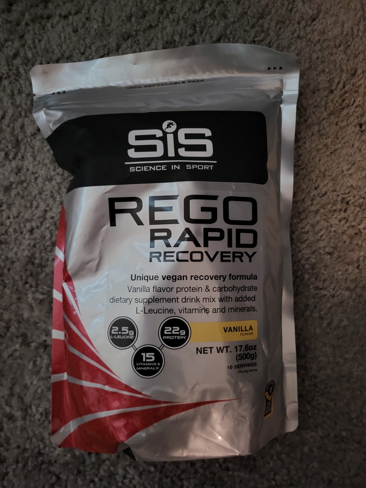 SIS Science In Sport REGO Rapid Recovery - 500g - Vanilla - FAST SHIPPING!