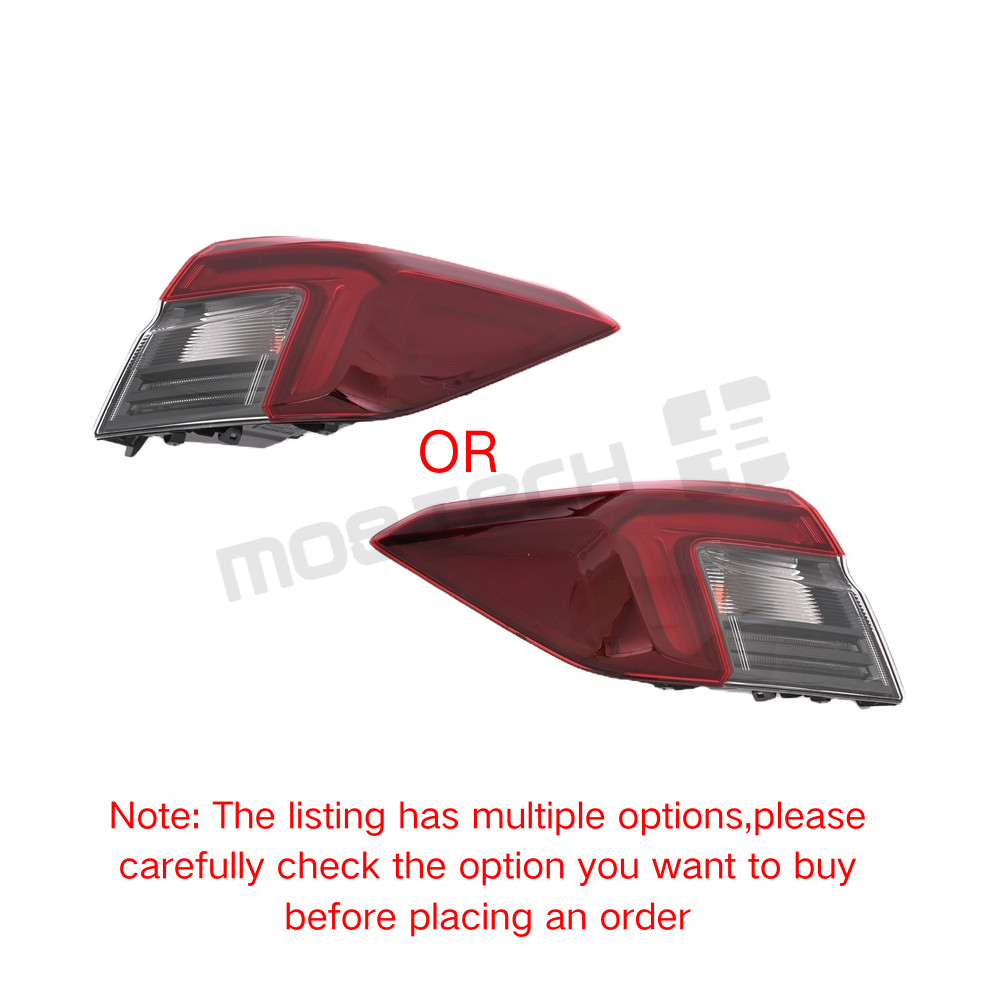 Tail Light Left OR Right OR Pair Rear Outer With Bulb For Honda Civic 2025
