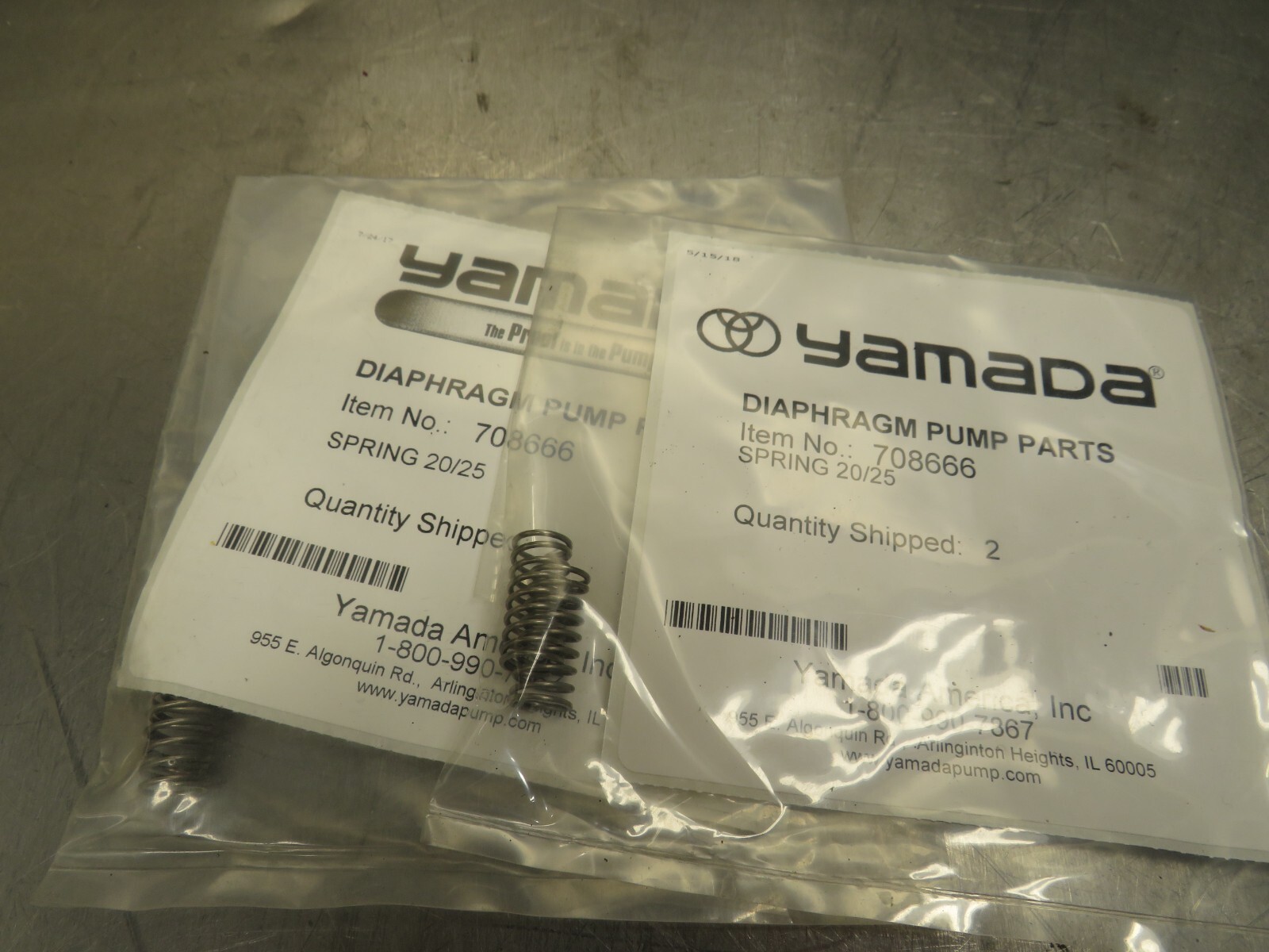 Yamada 708666 Spring 20/25 Lot of 4!