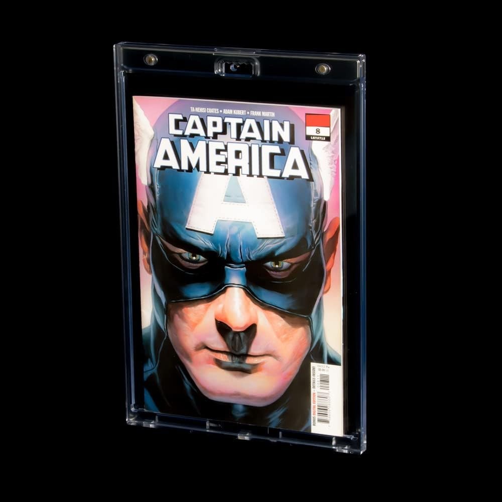 2ct Magnetic Comic-Book Display Cases - Crystal Clear One Touch Comic Book Ho...