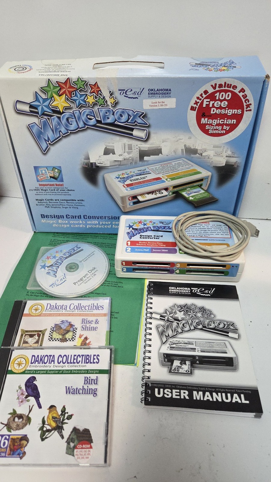 Magic Box Design Card Converter with Free Designs & User Manual