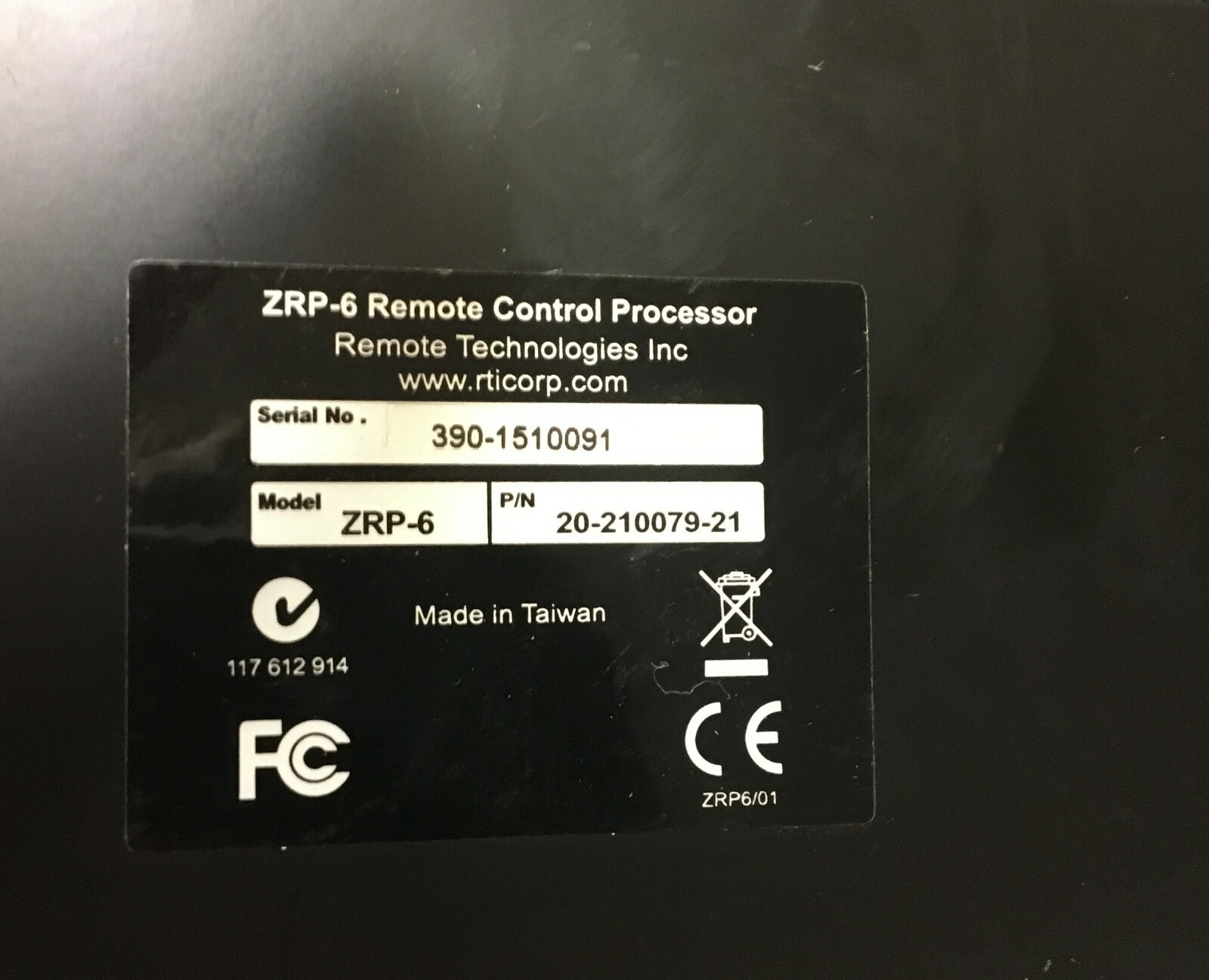 RTI MODEL ZRP-6