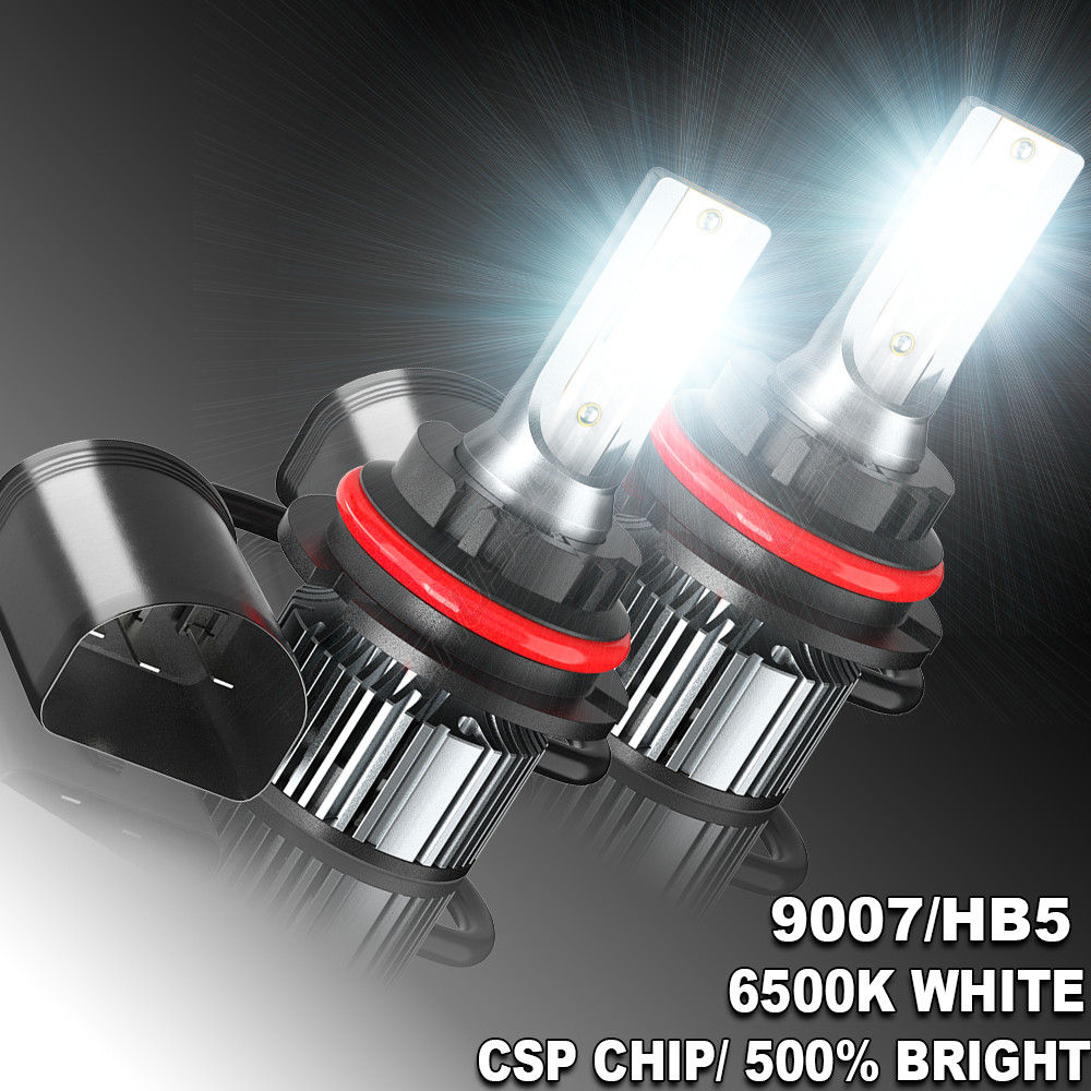 For Nissan Frontier 2005-2019 LED Headlights 9007 High/Low Beam Bulbs 6500K A++