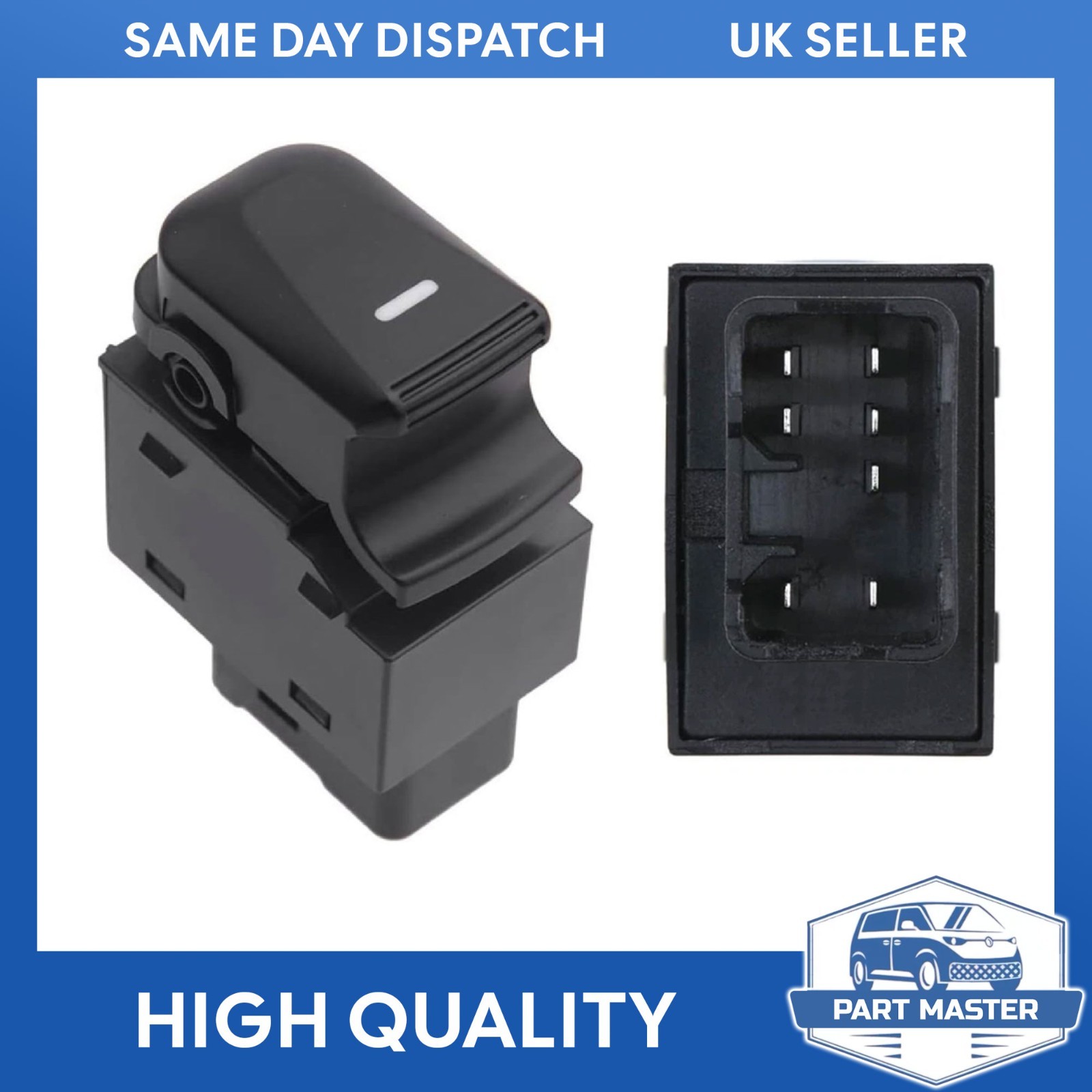 Window Lifter Button Switch Front Passenger Side For Hyundai ix35 93576-2S000
