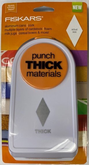 Fiskars 109270 2" x 1" Diamond, Thick Punch