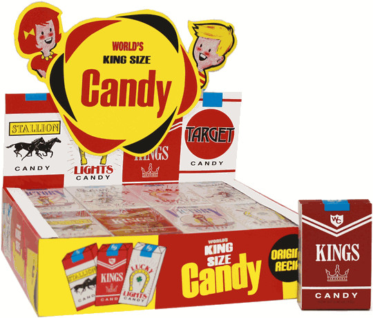 Candy Cigarettes, 24 Count Box, 2 Pack - Original Recipe ~ YANKEETRADERS®