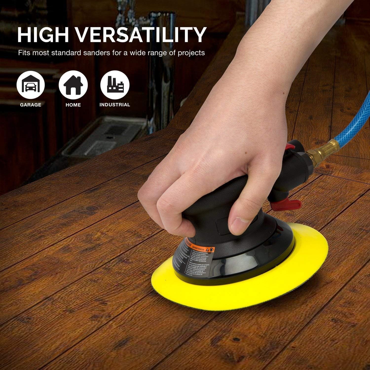 6" Hook and Loop PU Backing Pad Flexible Edge Sanding Disc Pad