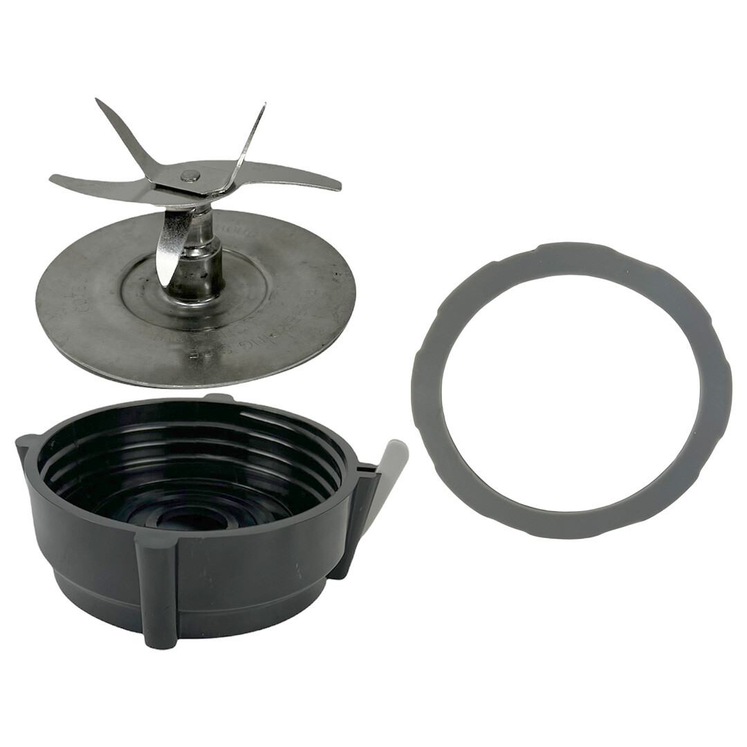 Stainless Steel Blade, Bottom Cap and Rubber Gasket for Oster Pro 1200 Blenders