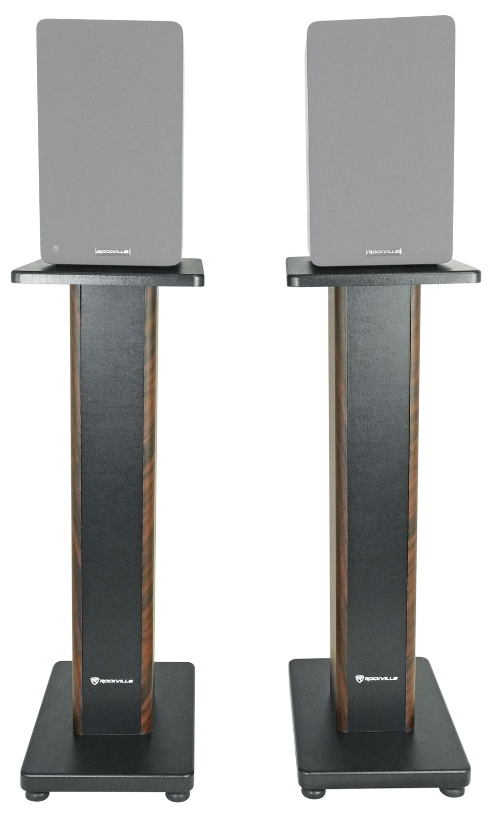 Pair 28" Wood Speaker Stands For Polk Audio TSi100 Bookshelf Speakers