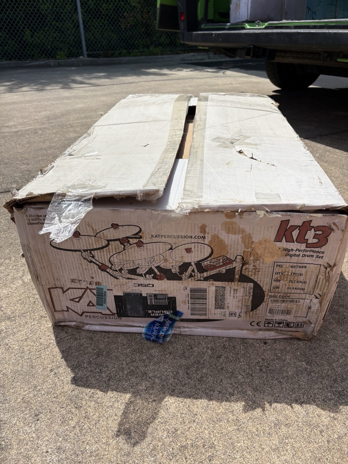 KAT Percussion KT-3 6-piece Electronic Drum Kit KT3 Drumset eKit New Open Box