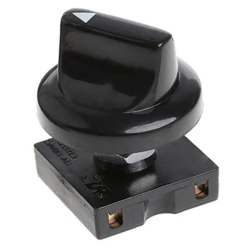Black Fan Rotary Switch 4 Position 3 Speed Selector Switch Governor with Button