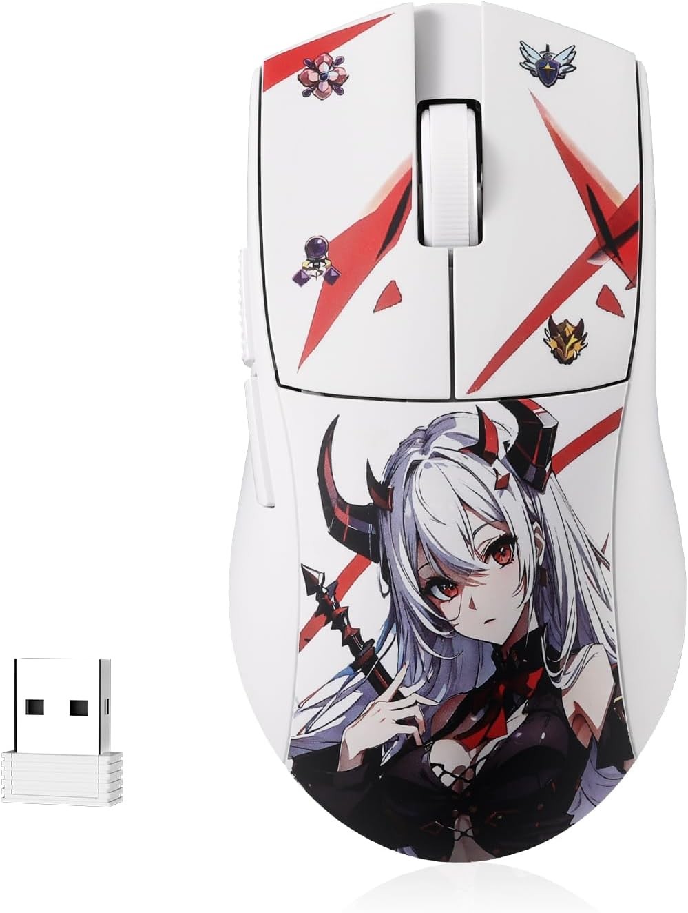 Redragon M916AK PRO 3-Mode Anime Gaming 42G Ultra-Light 26K DPI Gaming Mouse