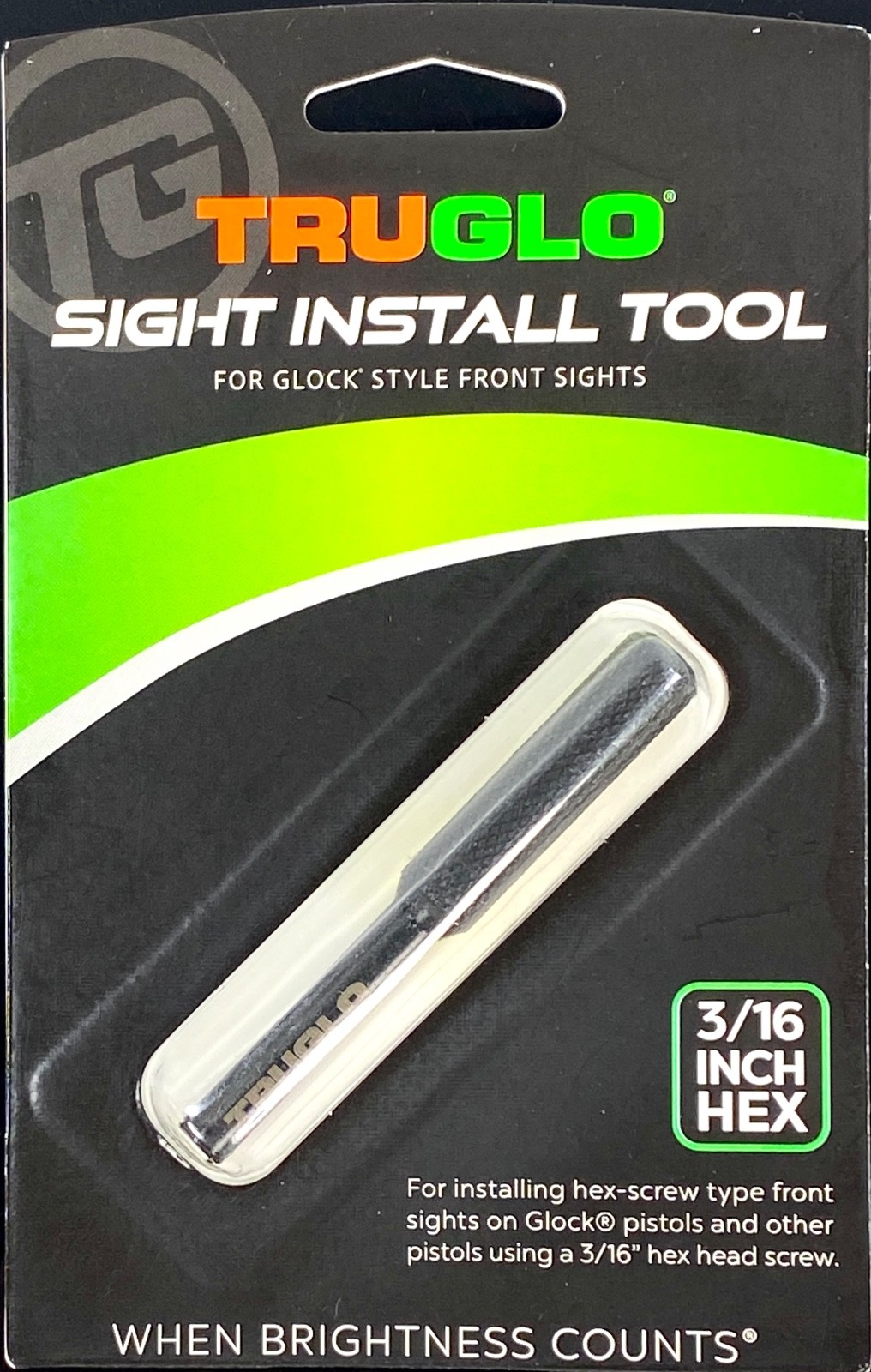 Truglo Glock Front Sight Installation Tool Steel - TG970GF