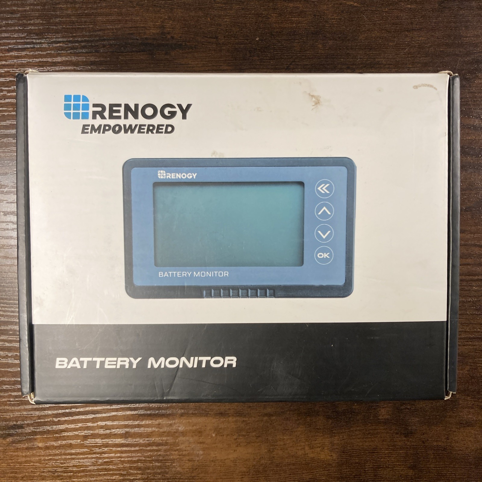 Renogy RBM500-G3-US Battery Monitor LCD Display Solar Power Accessory Black