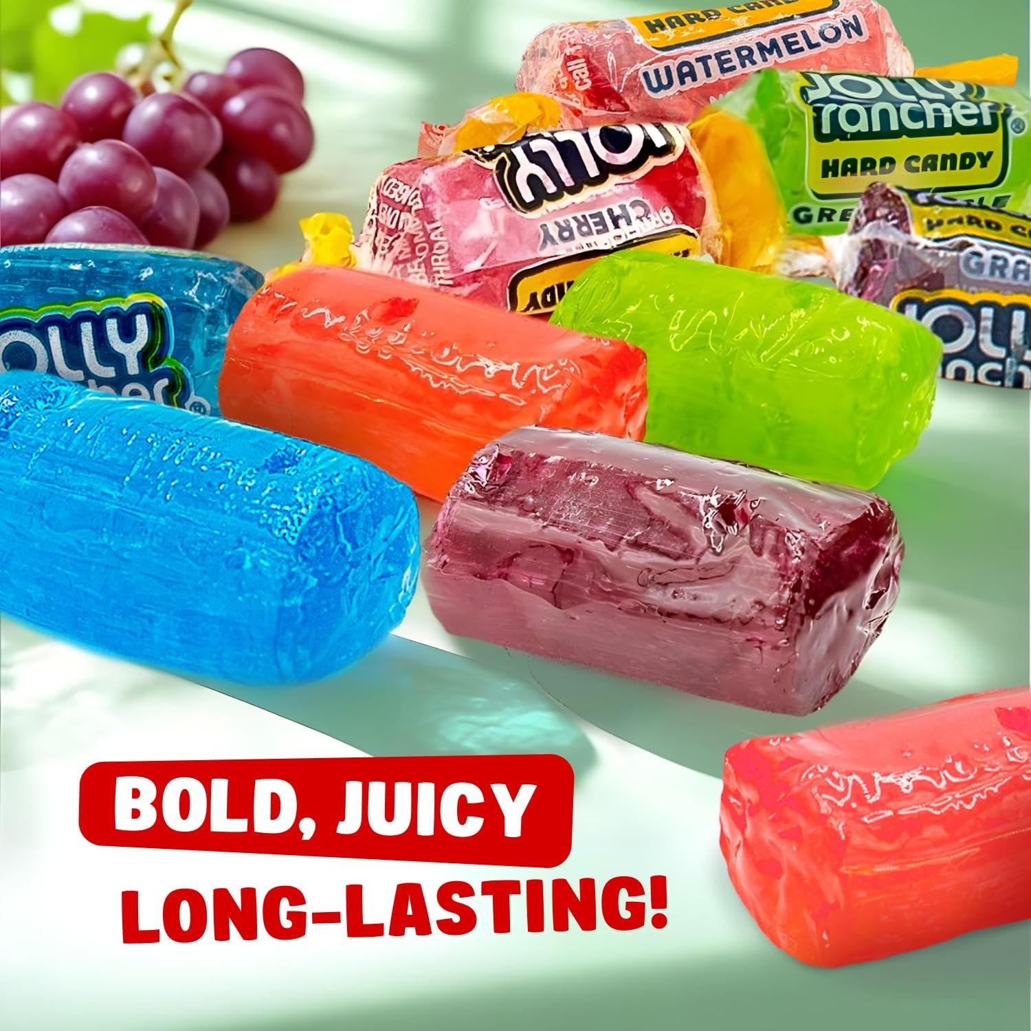 Jolly Rancher Assorted Fruit Flavors, Bulk & Delicious Hard Candy (4 Pounds)