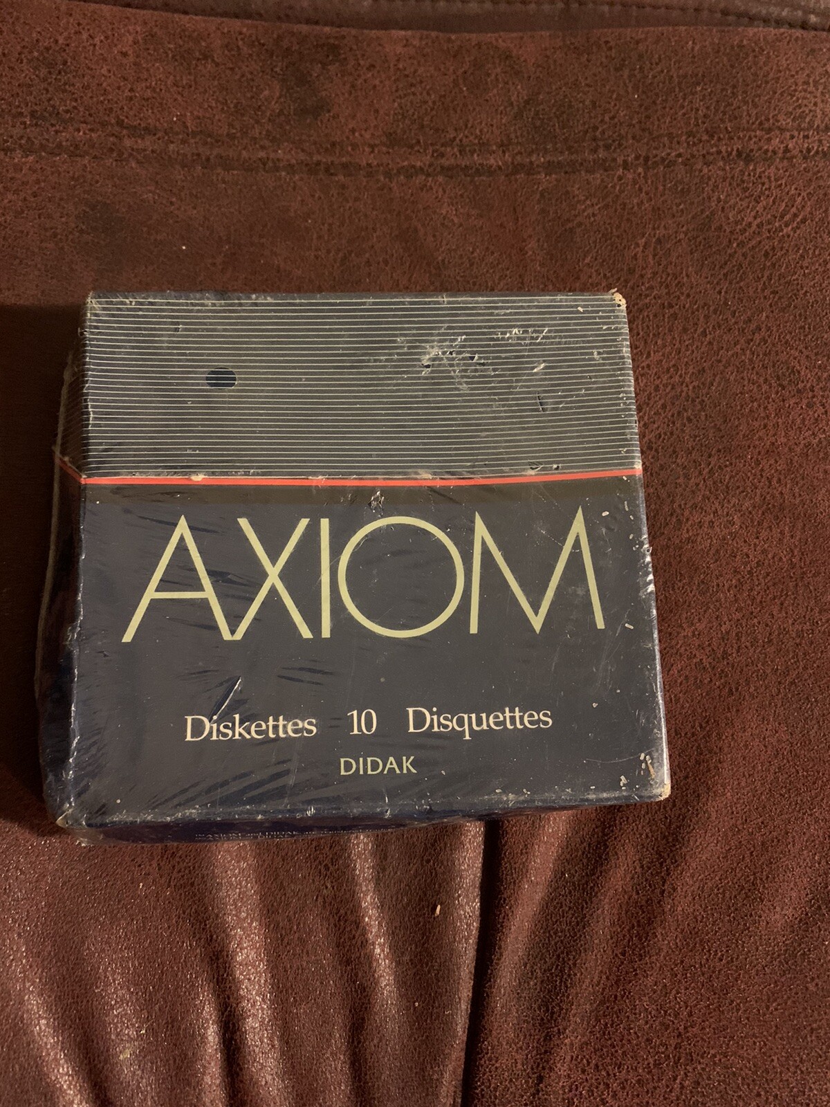 10 Vintage Axiom DIDAK Made In Canada floppy Diskettes  Sealed Box Squeezed