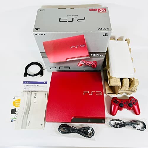 PlayStation 3 PS3 Console System 320GB Scarlet red game Japan CECH-3000BSR JP